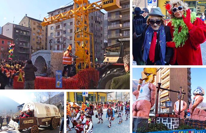 Carnevale di Villa: vince il carro della Noga sui candidati sindaco. Zanelli e Natoli le due maschere. Foto 