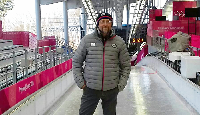  L'ossolano Paolo Farina all'Olimpiade in Corea come giudice nelle gare di skeleton