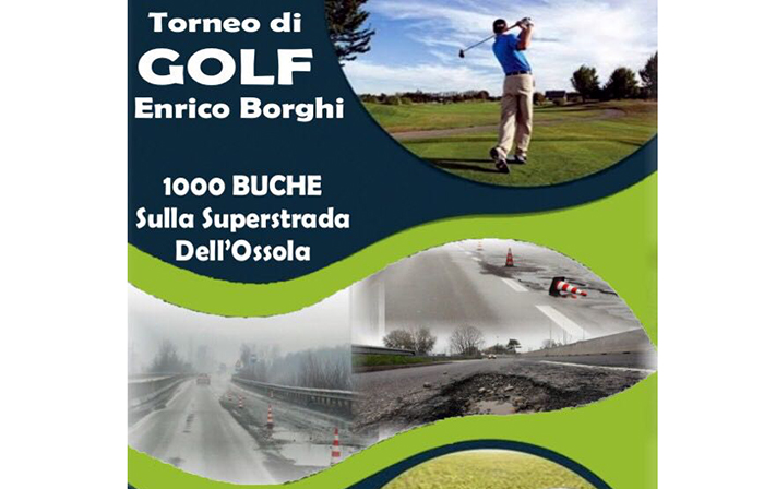  Lega all'attacco sulla superstrada: “1000 buche, facciamoci il torneo di golf Enrico Borghi”