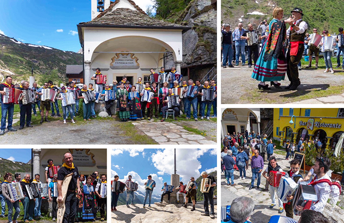 Le note delle Fisarmoniche invadono Formazza. Un successo il 6° Raduno alla Cascata. Fotogallery