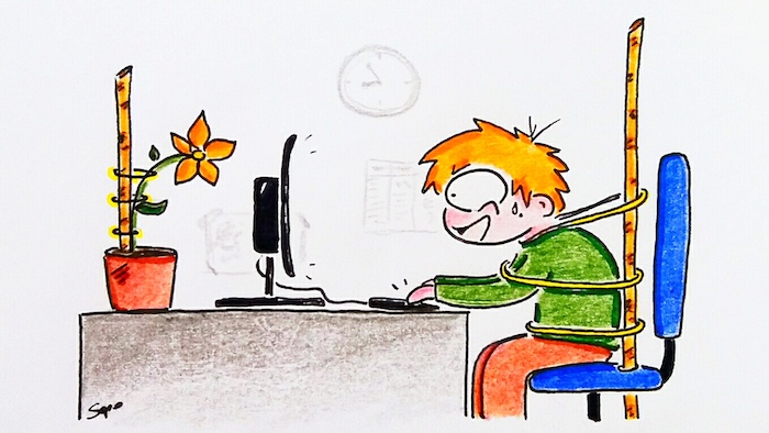 Dedicata la mondo del lavoro la nuova vignetta di Sapo