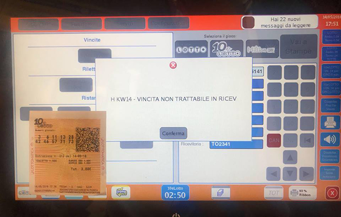 Giornata fortunata all'Angolo del Centro, vinti 50 mila euro