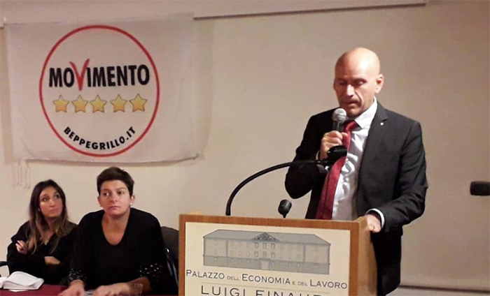 A Domo la Presentazione dei candidati a presidente e consigliere del Piemonte del Movimento 5 Stelle: Giorgio Bertola e Alvi Torrielli