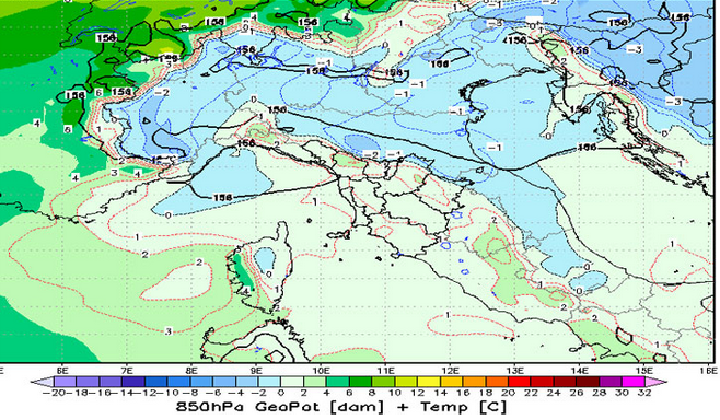Meteo, ipotesi più drastica: venerdì giù di 20°C in meno di 24 ore
