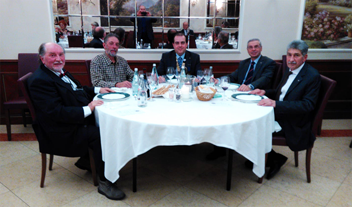 Ferruccio Del Zoppo ha presentato al Kiwanis club domese il suo ultimo libro: “Il mio bosco”