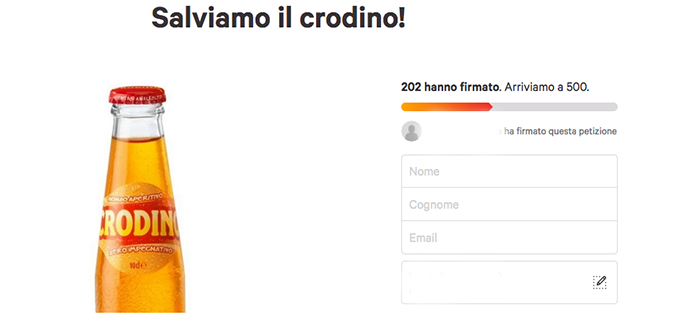 Petizione on line indirizzata al Ministro Luigi Di Maio per salvare la produzione ossolana del Crodino