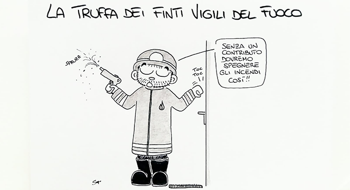 Sapo ed i finti Vigili del Fuoco