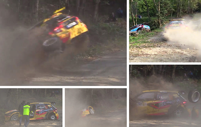 Ecco il video esclusivo del crash di Caffoni Minazzi al Rally del Rubinetto 2018