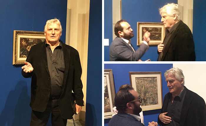 Il mecenate Léonard Gianadda a Domo per la mostra su De Chirico e De Pisis e il concerto di Sokolov