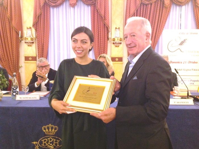 A ventisei anni Orlandi è la più giovane vincitrice del Premio Stresa (foto)