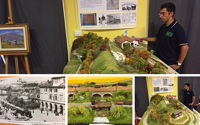Alla Soms aperta la mostra per i 130 anni della ferrovia Novara- Domodossola. Video e foto