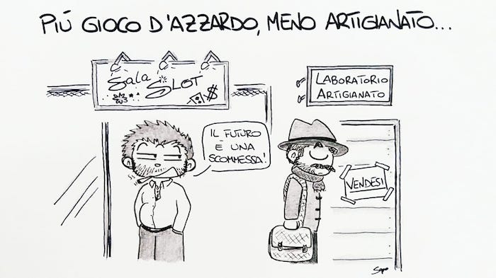 La nuova vignetta di Sapo è tutta da riflettere