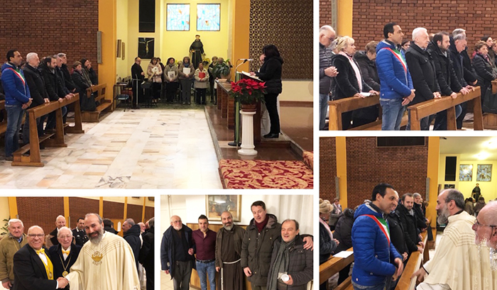 Domo ha ricordato Padre Michelangelo: "Intestare al suo nome il piazzale antistante la Chiesa". Foto