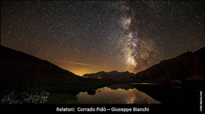 Cinefoto: serata astronomica con Corrado Pidò e Giuseppe Bianchi