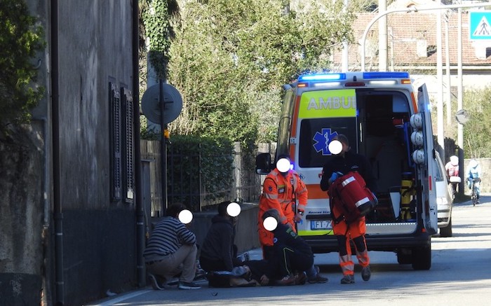 Piedimulera: incidente sulla provinciale per Macugnaga, ferito un ciclista 