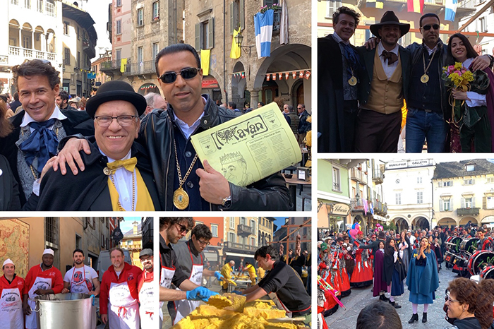 Polenta e salamini, le battute del Tavan. A Domodossola è Carnevale! Foto e video
