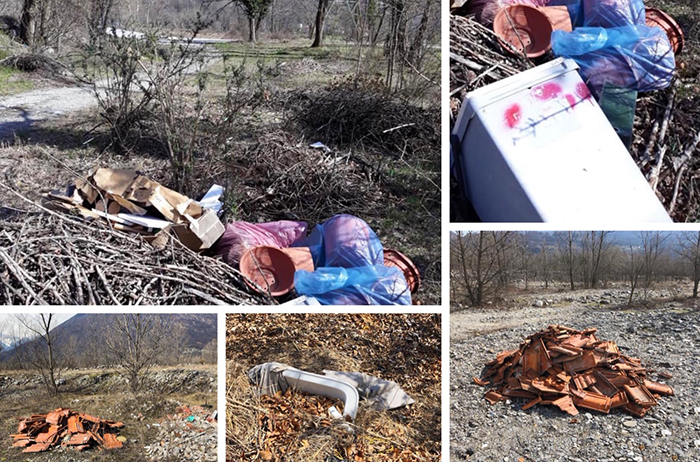 Masera: nei prati vicino al paese una discarica a cielo aperto 