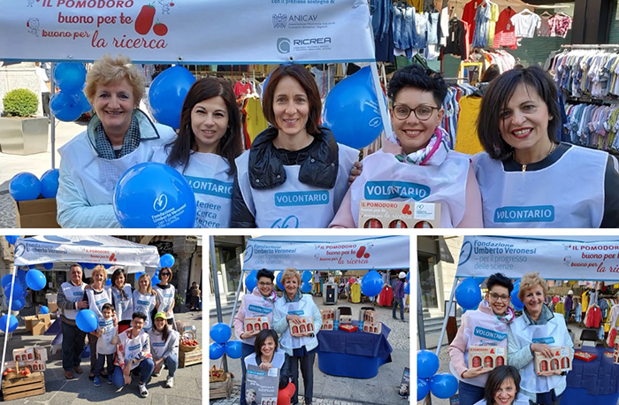 Pomodori pelati dalla Fondazione Veronesi, anche domenica la raccolta fondi per la ricerca contro il cancro
