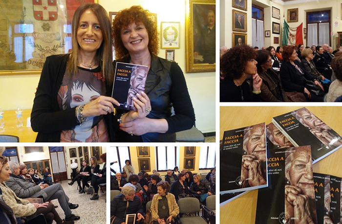 "Il nostro volto è un libro aperto", presentato alla Soms domese il libro di Antonella Marangoni. Video