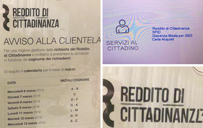 Reddito di Cittadinanza: nel Vco niente code agli uffici postali e ai Centri di assistenza fiscale
