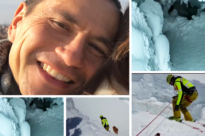 Sorvoli con elicottero e ispezioni nei crepacci: ancora nessuna traccia dell'uomo disperso sul Monte Rosa. Video
