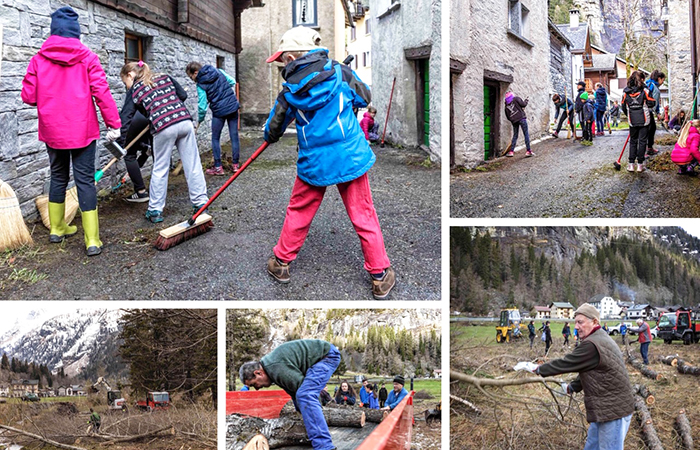 Tutta Formazza unita per pulire i prati in ricordo di Giovanni Della Ferrera. Fotogallery