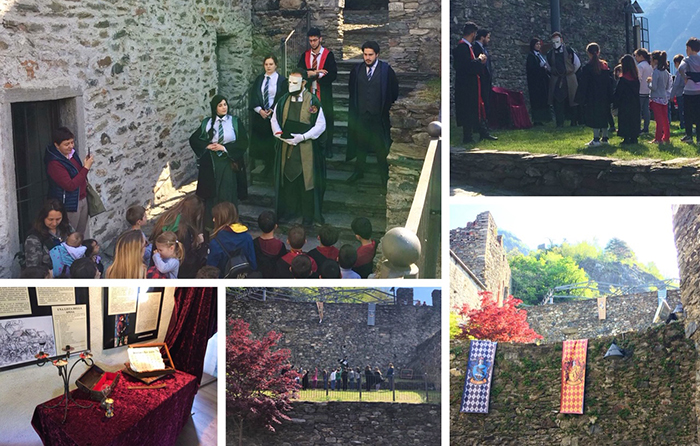 Vogogna come Hogwarts, per l'apertura del Castello Visconteo c'è Harry Potter. Video