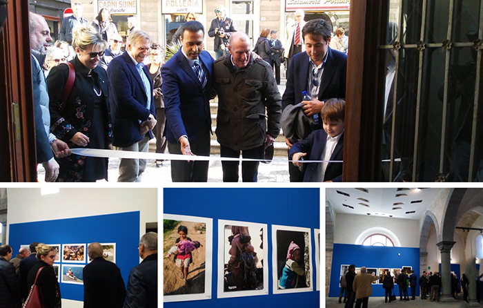 A Palazzo San Francesco  inaugurata la mostra "Children the circle of love". Foto