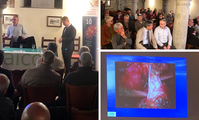 La chirurgia mini invasiva spiegata a Domo del primario dell’Urologia dell’Asl Vco Danilo Centrella