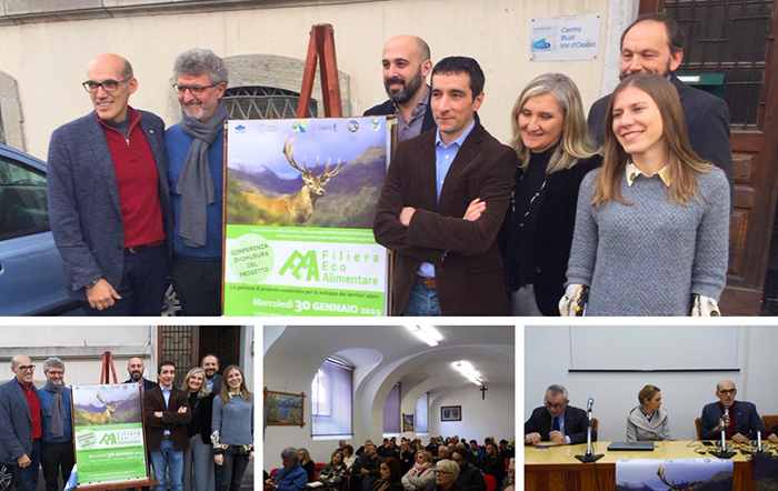Conferenza di chiusura del progetto di Filiera Eco Alimentare per incentivare il turismo gastronomico. Video