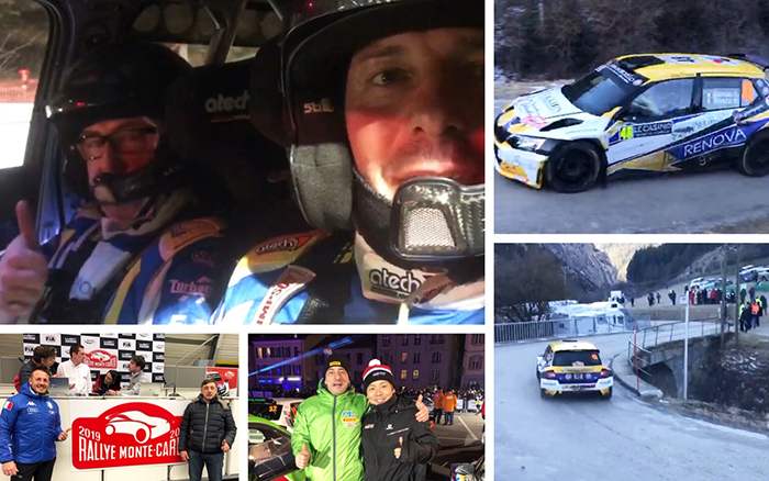 Rally di Montecarlo, Caffoni è 21°, secondo degli italiani in gara. Patera 27°. Video