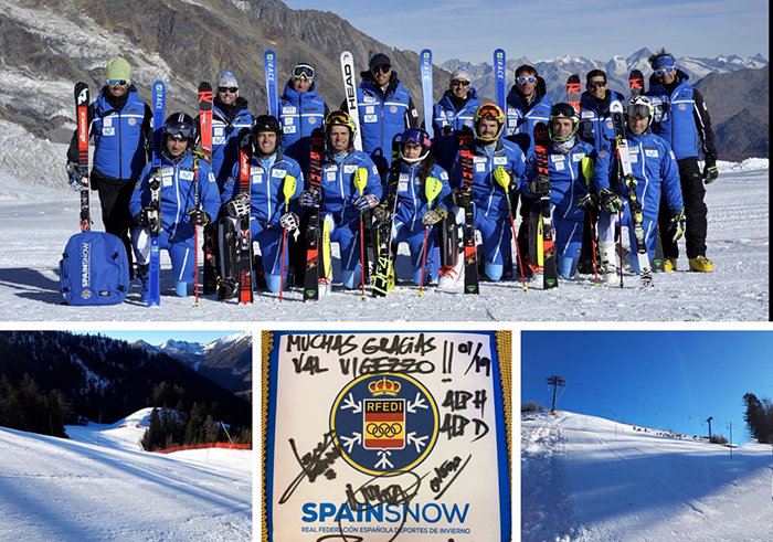  Le nazionali di sci alpino di Spagna, Svezia e Norvegia si allenano alla Piana di Vigezzo