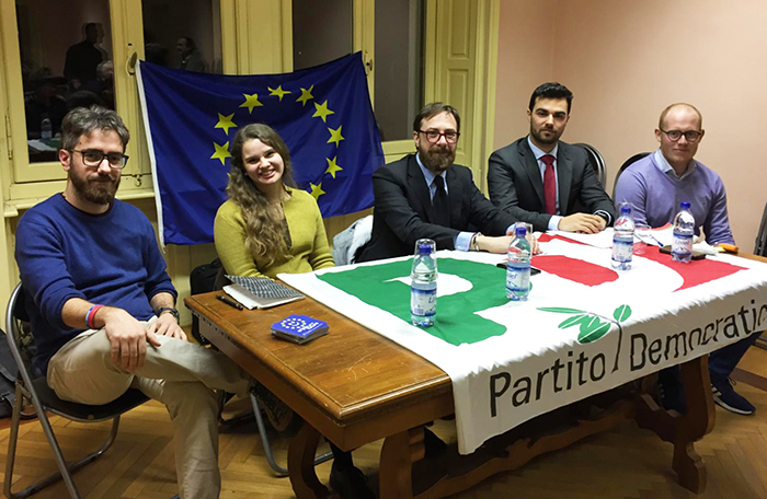 Ad Omegna l'incontro col relatore del bilancio dell'Unione Europea nel 2019, l'eurodeputato Pd Daniele Viotti