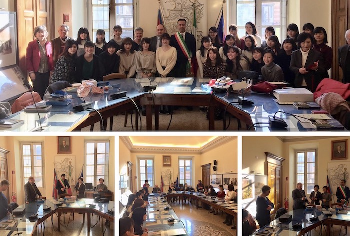 Ricevute da Pizzi 24 studentesse giapponesi, in Ossola per imparare la cucina locale  - Foto e video 