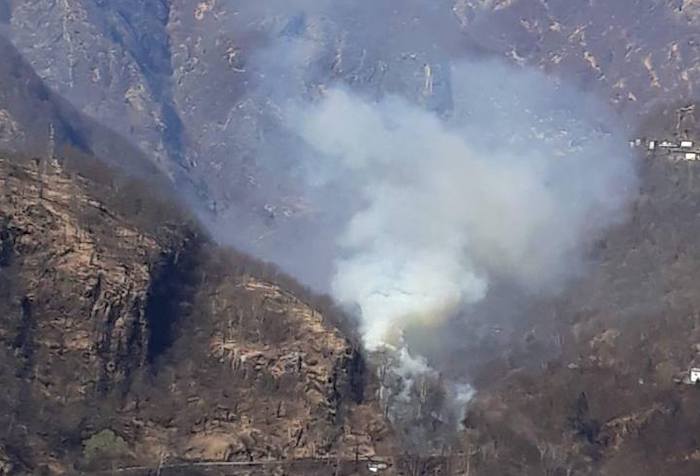 E' domato, ma resta monitorato, l'incendio in Cannobina 