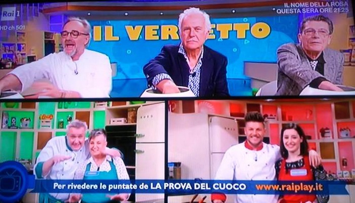 Lo chef Sacco torna in tv come giudice della “Prova del cuoco” (foto)