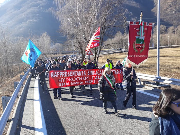 Il sindaco di Pieve su vertenza Hydrochem: spero molto in una soluzione positiva 