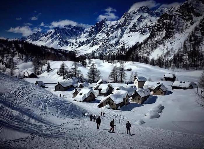 Scende il rischio valanghe: riaperta la via Goglio-Devero