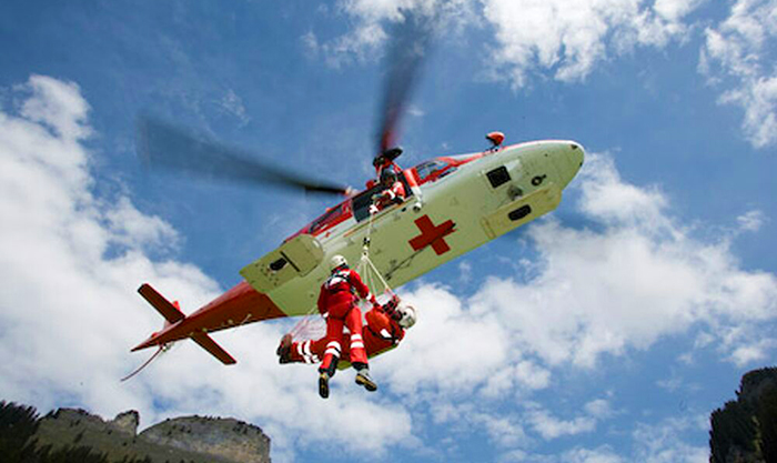 Conferenza della Rega, la Guardia Aerea Svizzera di Soccorso, a Varzo 