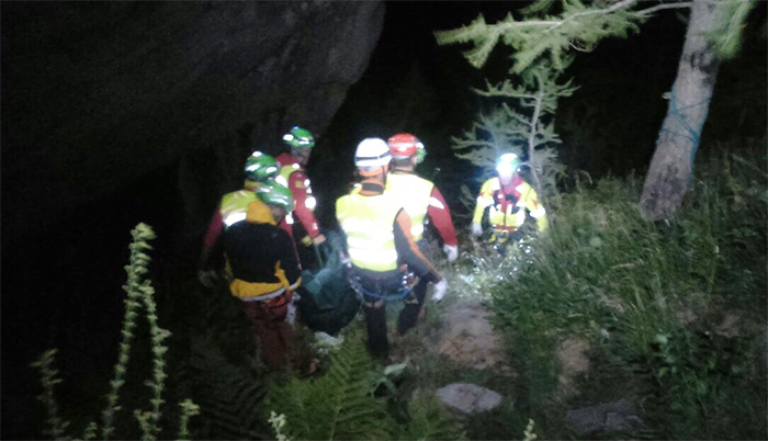 Allarme per due tedeschi sorpresi dal forte temporale. Erano di notte al Cingino. Soccorso in azione