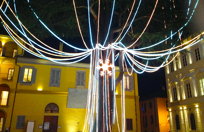 Da venerdì accese le luci del cedro di Natale domese pagate dalla Juve Domo