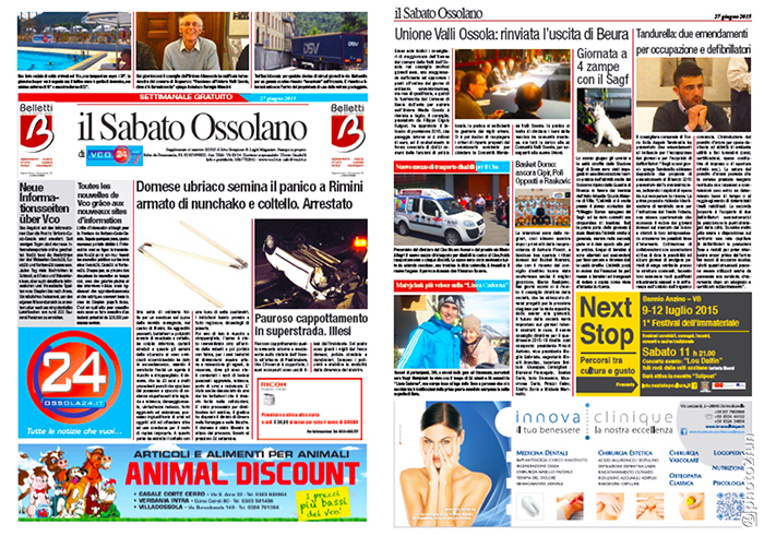 Diventa a colori il Sabato ossolano