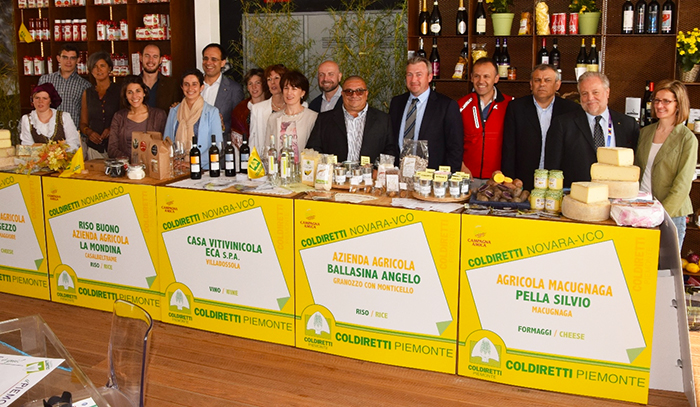 Vini e prodotti ossolani all'Expo con la Coldiretti. Fotogallery