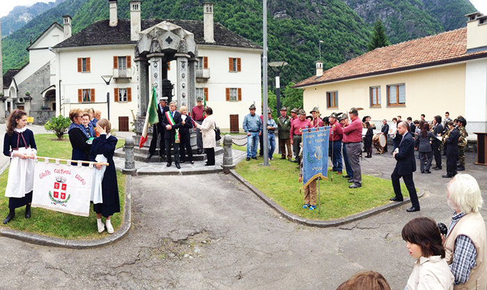 A Crodo la cerimonia per i 100 anni dalla Grande Guerra. Fotogallery