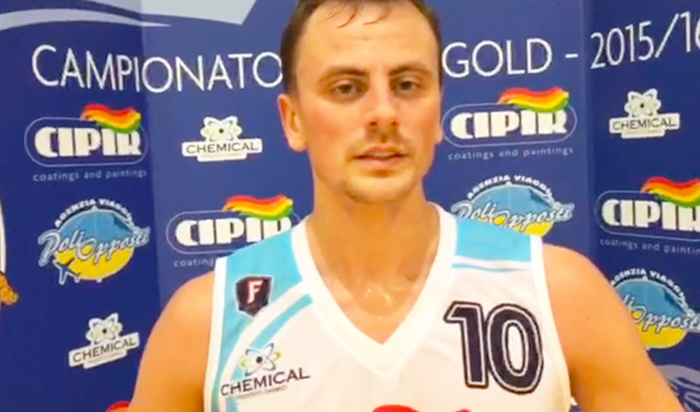 La Poli Opposti Cipir sovrasta il Serravalle 83-50. Videointervista a Cerutti