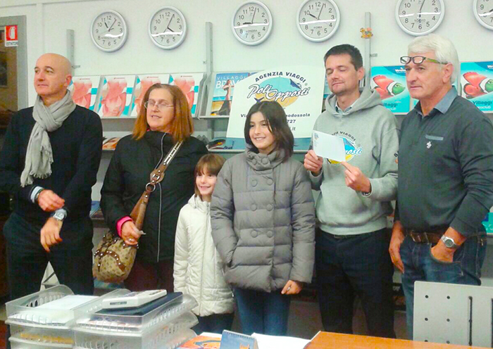 Consegnati ai tre vincitori i premi in viaggi del banco della Sagra della patata