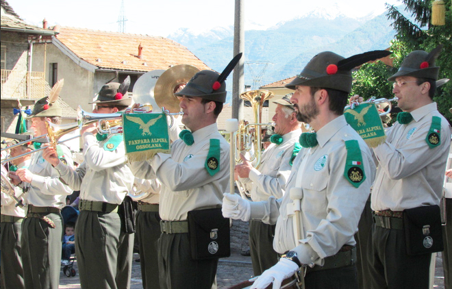 Sabato il raduno della Fanfara Alpina Ossolana