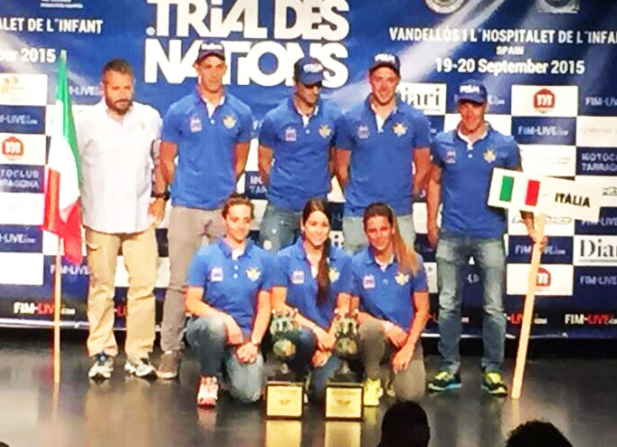 Trial, Cotone e gli azzurri alla cerimonia inaugurale del “Trial delle Nazioni” di Tarragona